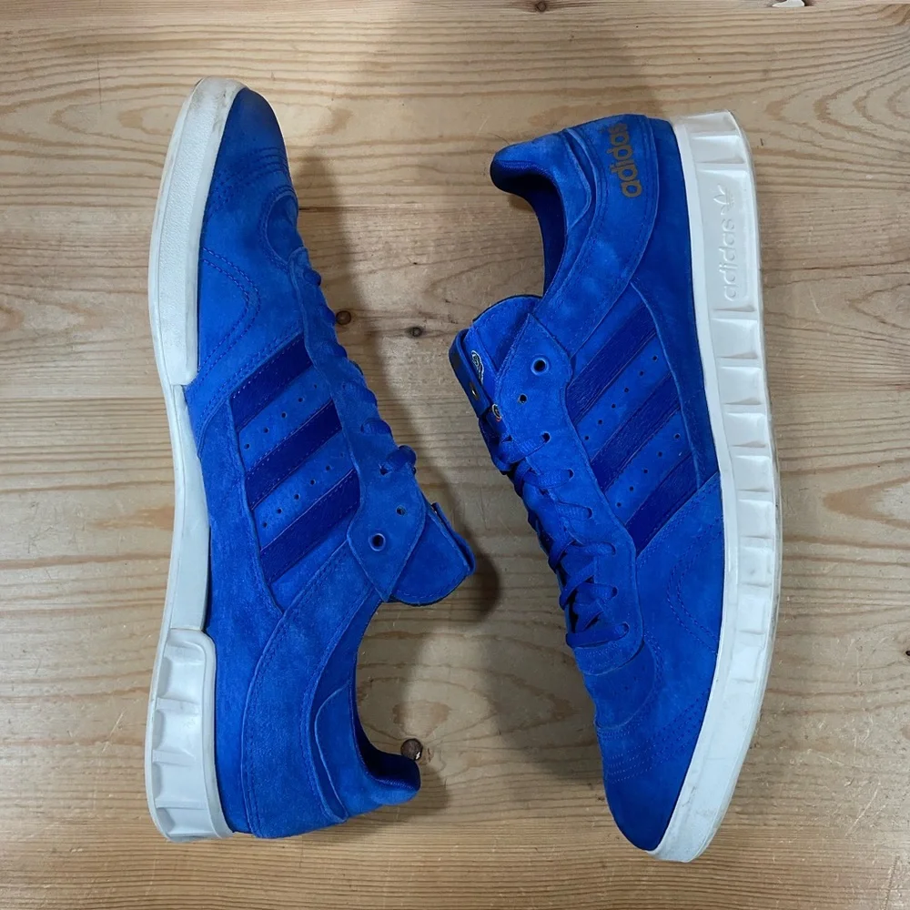 Adidas Consortium x Footpatrol x Juice Handball Top SE Shoes Mens 13 Blue CM7876